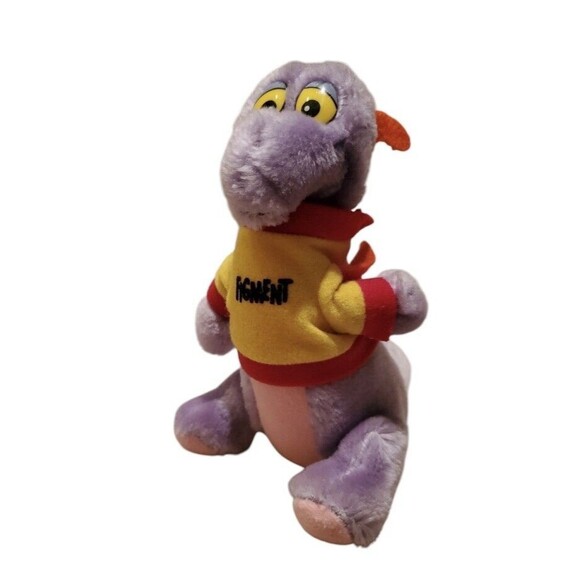 Epcot Disneyland Figment Plush 7" Purple Dragon Walt Disney World Vintage 1982 - Picture 5 of 11
